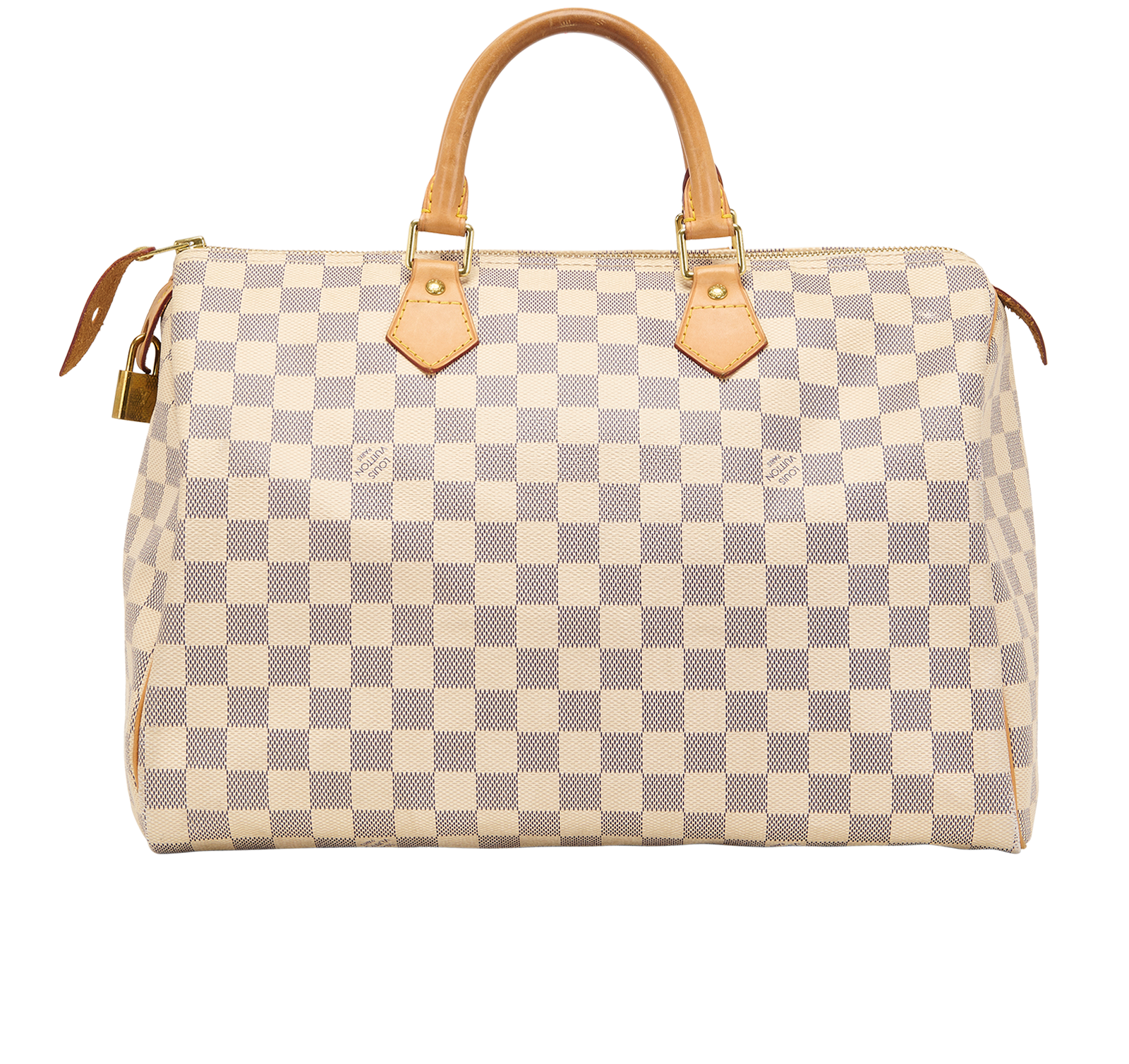 Speedy 35, &pound;780, Handbags, White, Canvas, Back view